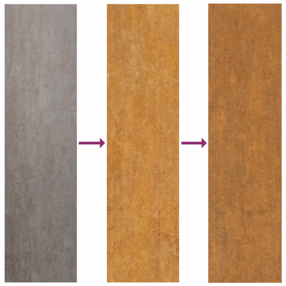 Kõrgendatud taimekast, pruun ilmastikukindel teras, 100,5 x 40,5 x 90 cm – 7