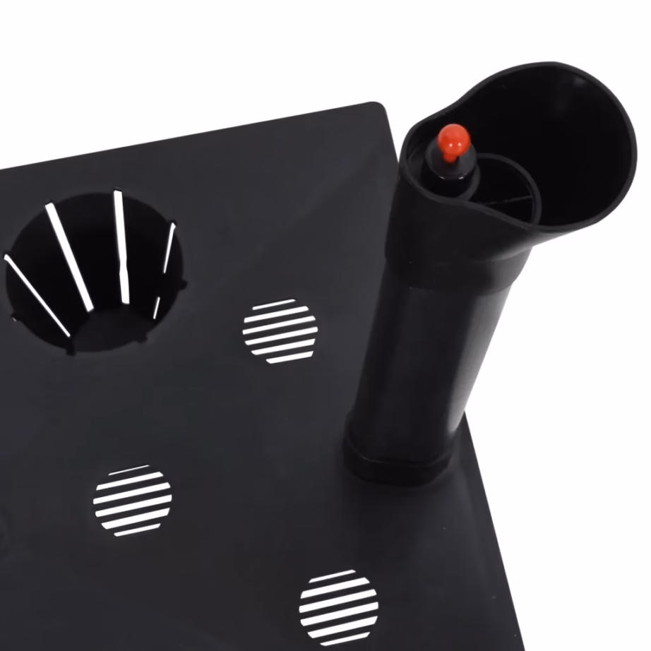 Kõrgendatud taimekast niisutussüsteemiga, antratsiithall polüpropüleen, 60 x 25 x 46 cm – 9