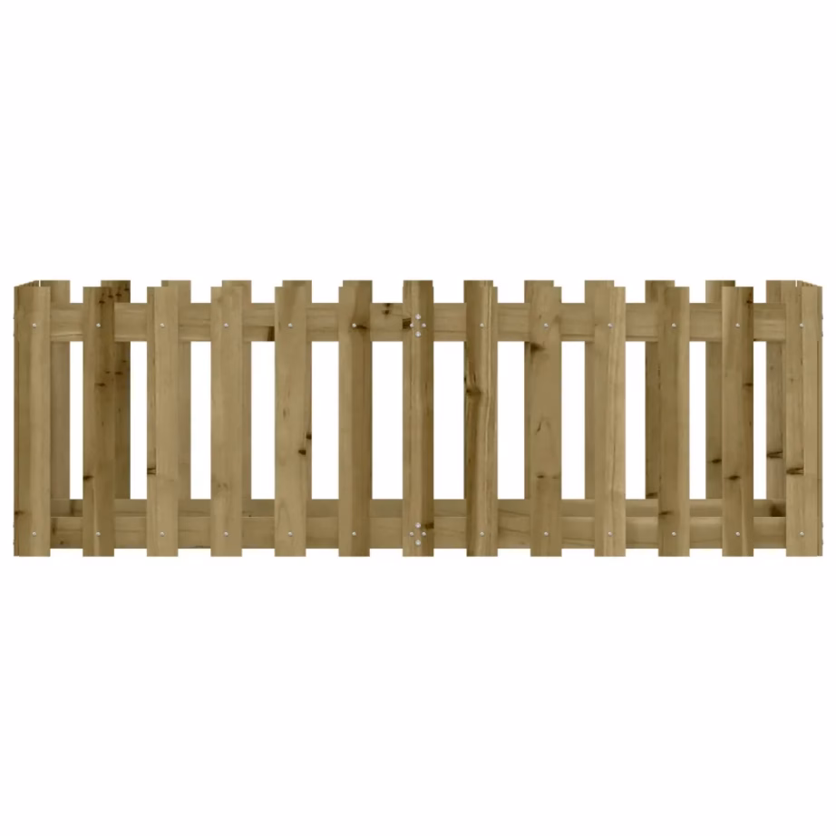 Pruun survetöötlusega immutatud männipuidust aia disainiga kõrgendatud taimelava, 150 x 50 x 50 cm – 5