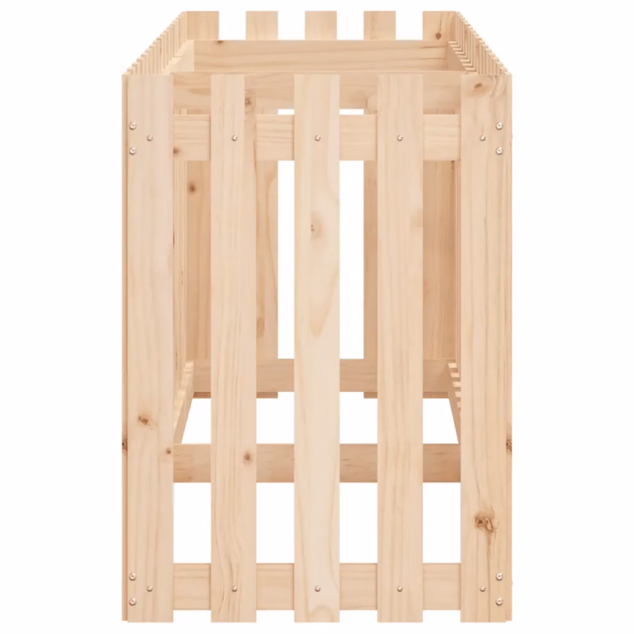 Aialippidest disainiga kõrgendatud taimelava, männipuit, 200 x 50 x 70 cm – 6