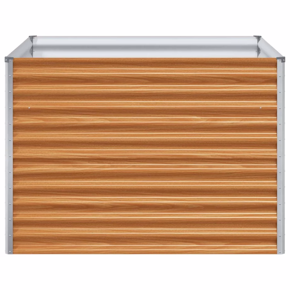 Kõrgendatud aiakast tsingitud terasest, helepruun, 98 x 100 x 68 cm – 5