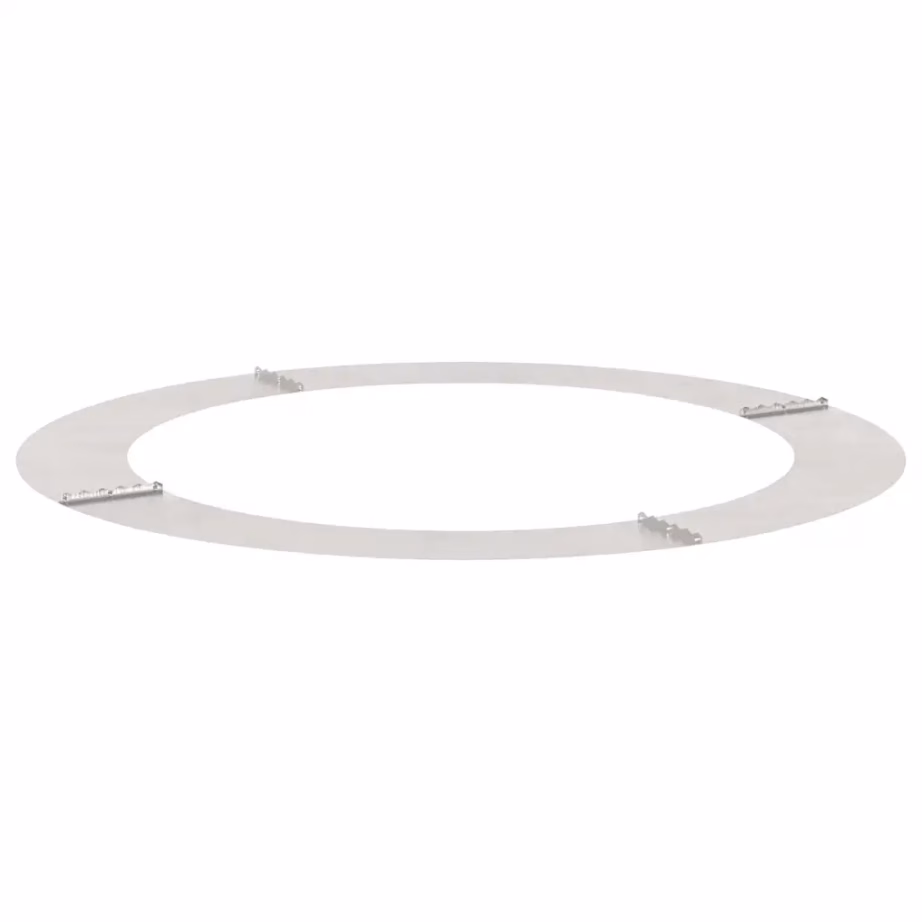 Lame roostevabast terasest puuring, 5 tk, hõbedane, Ø90/120 cm – 4