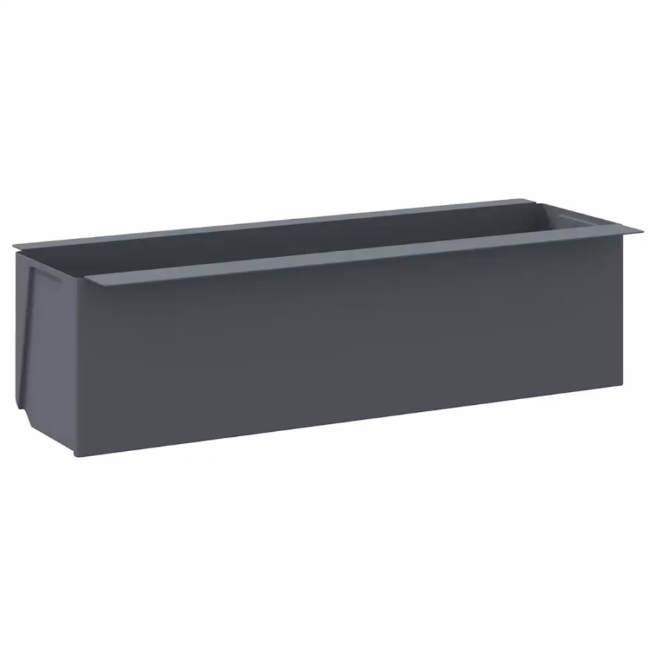 Hallid lillekastid euroalustele, 12 tk, 100% PP, 36 x 13,5 x 9,5 cm – 3