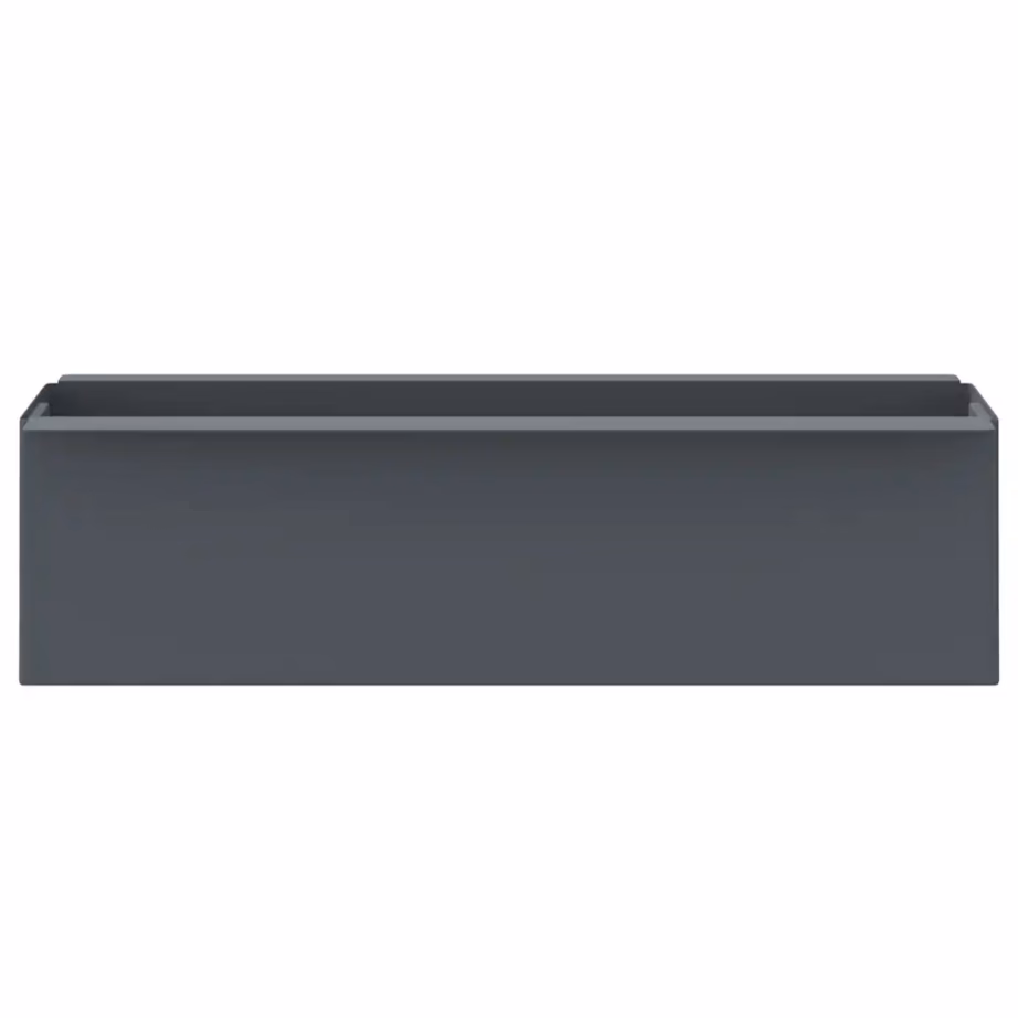Hallid lillekastid euroalustele, 12 tk, 100% PP, 36 x 13,5 x 9,5 cm – 4