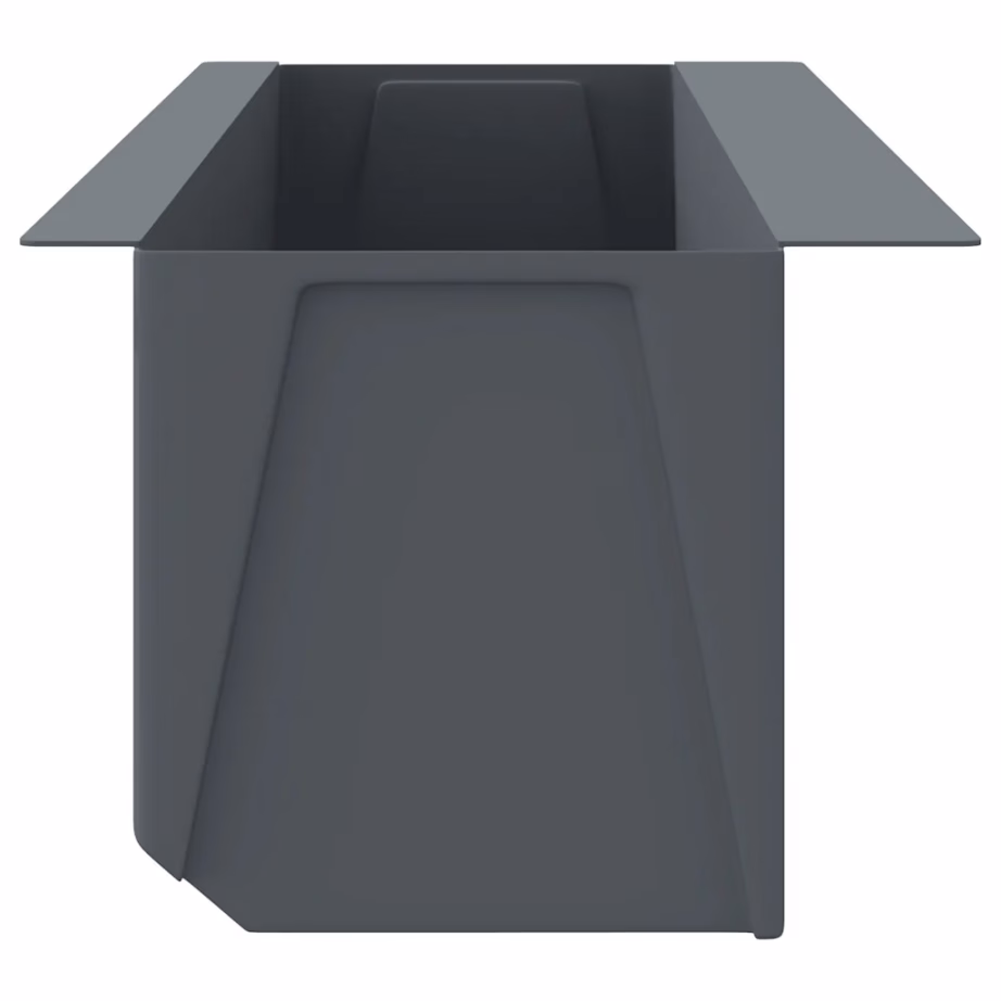 Hallid lillekastid euroalustele, 12 tk, 100% PP, 36 x 13,5 x 9,5 cm – 5