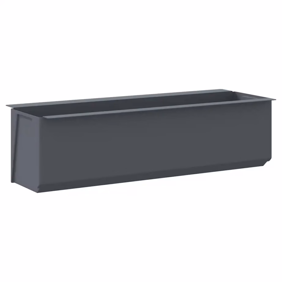 Hallid lillekastid euroalustele, 12 tk, 100% PP, 36 x 13,5 x 9,5 cm – 6