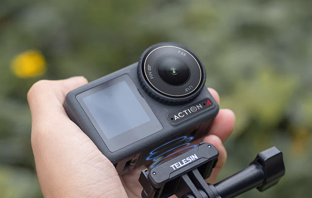 Telesin OA-TPM-T04 magnetadapter DJI Osmo Action 4 ja 3 kaamerale