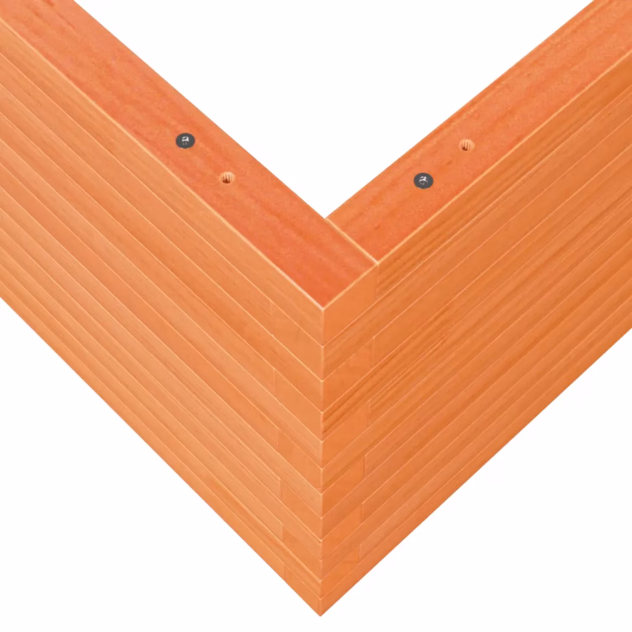 Aia taimekast männipuidust, vahapruun, 100 x 100 x 46 cm – 8