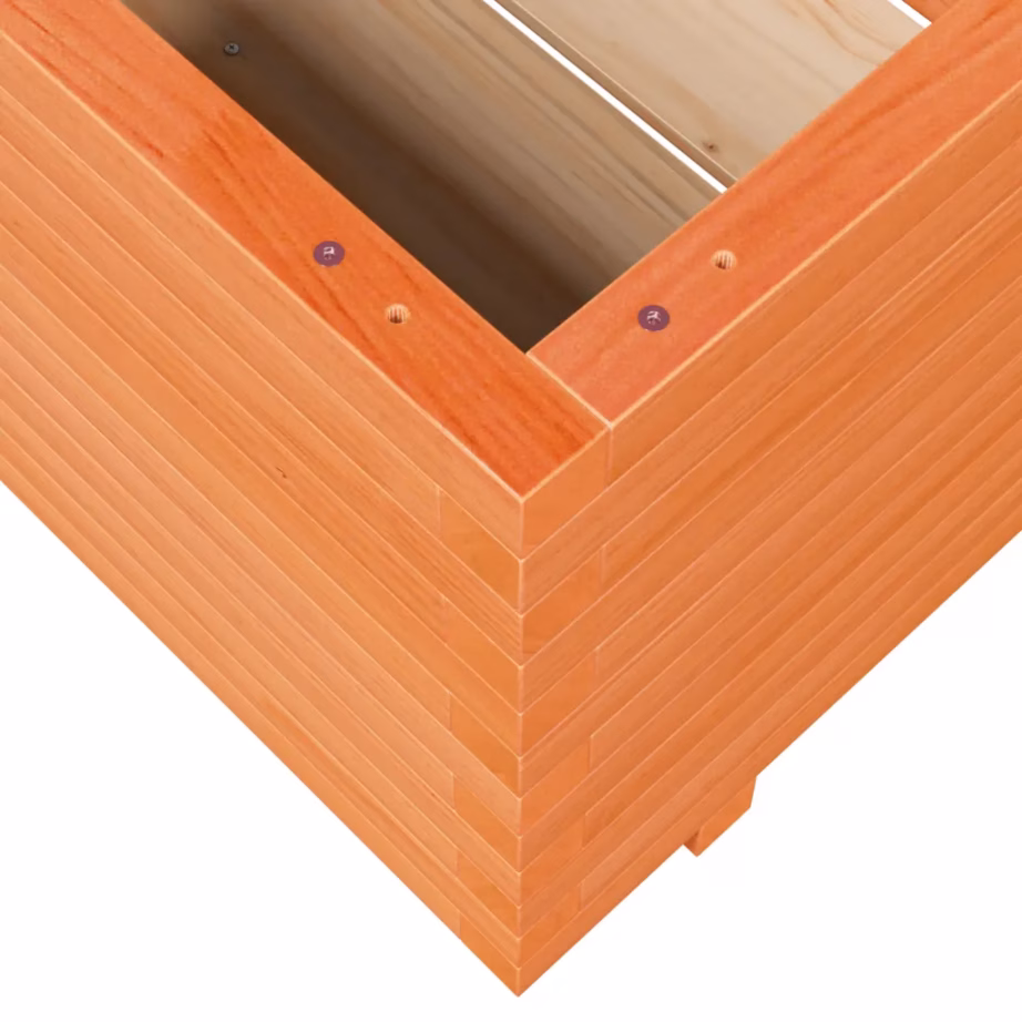 Männipuidust aia taimekast, vahapruun, 110 x 110 x 49,5 cm – 8