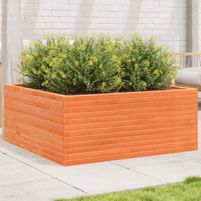 Männipuidust aia taimekast, vahapruun, 110 x 110 x 46 cm