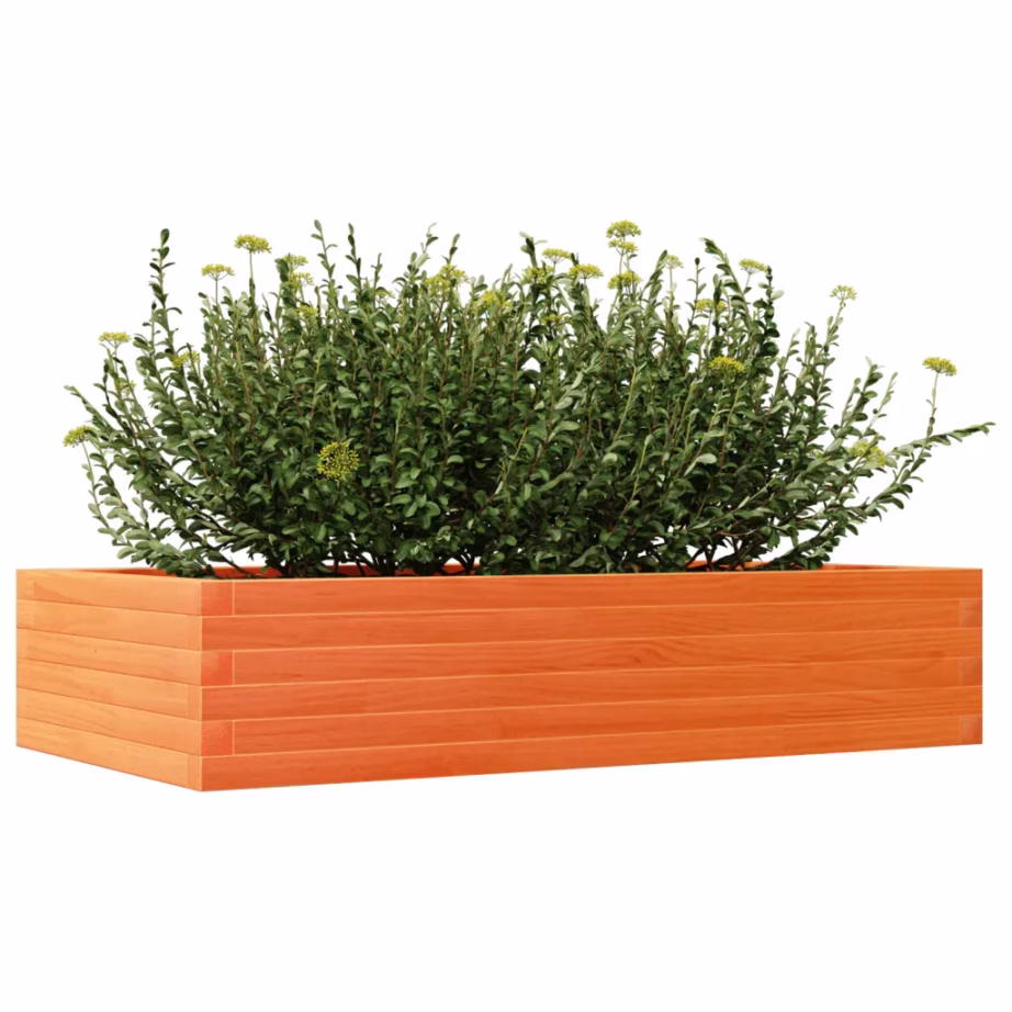 Männipuidust aia taimekast avatud põhjaga, vahapruun, 110 x 60 x 23 cm – 4
