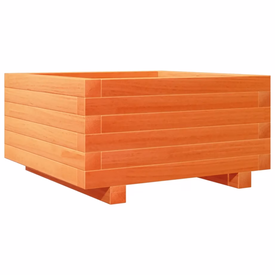 Aia taimekast männipuidust, vahapruun, 50 x 50 x 26,5 cm – 2
