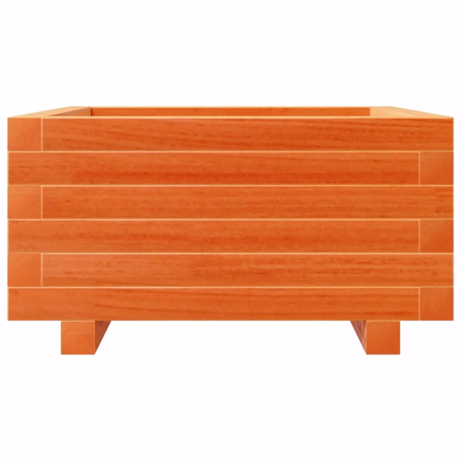 Aia taimekast männipuidust, vahapruun, 50 x 50 x 26,5 cm – 5