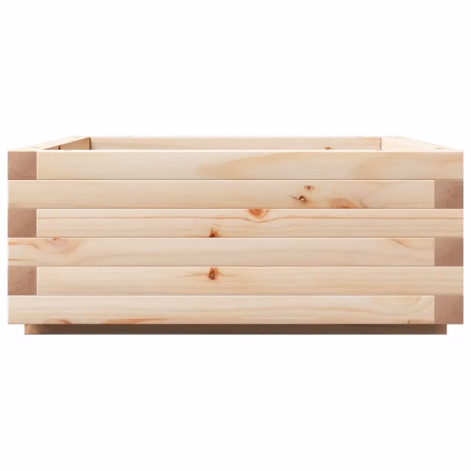 Aia taimekast töötlemata männipuidust, 60 x 60 x 26,5 cm – 6