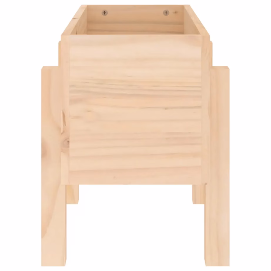 Kõrgendatud aia taimekast naturaalsest männipuidust, 62 x 30 x 38 cm – 4