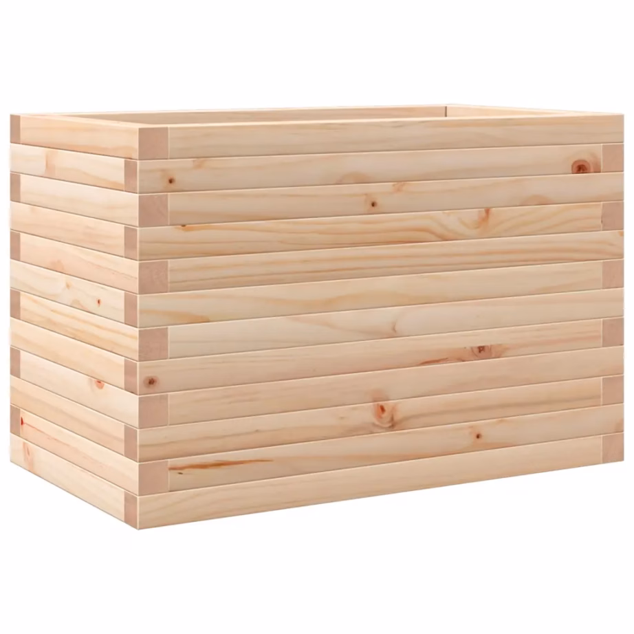 Aia taimekast avatud põhjaga, töötlemata männipuit, 70 x 40 x 45,5 cm – 2