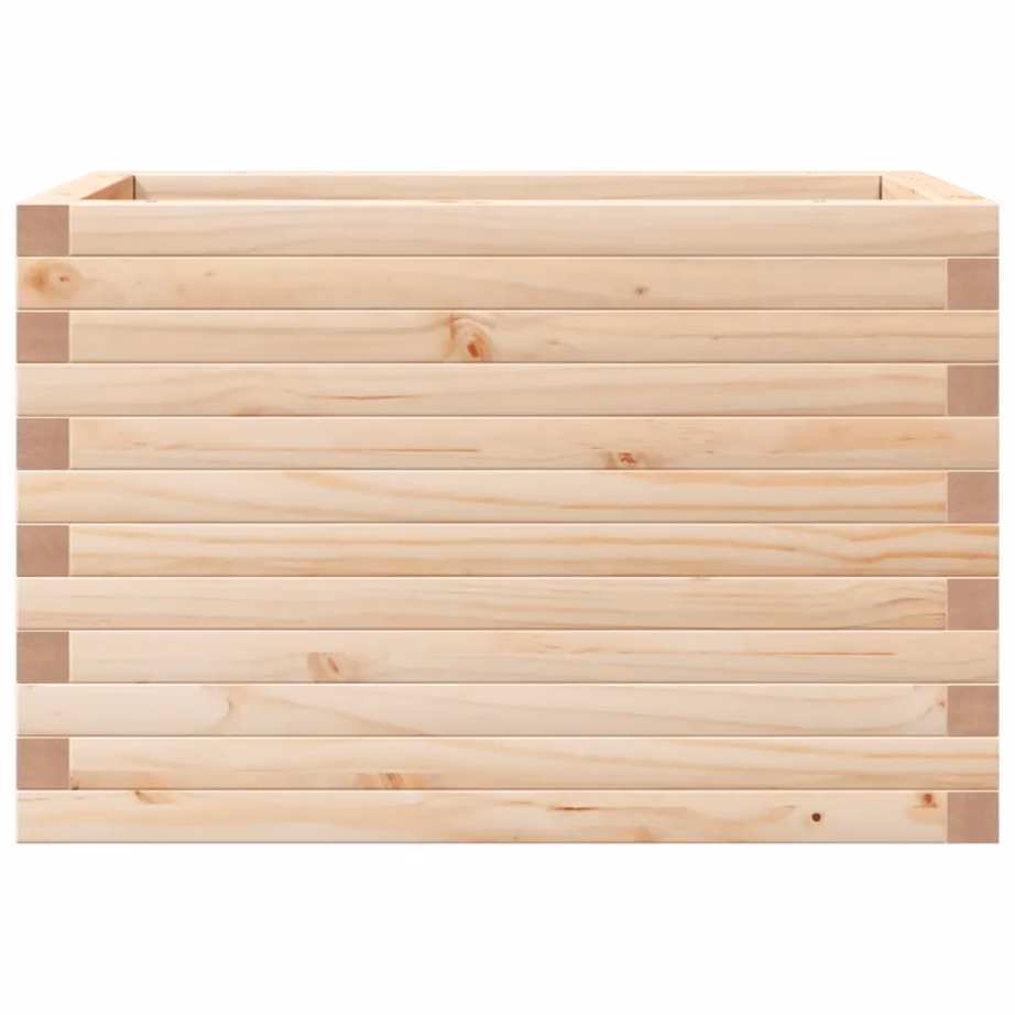 Aia taimekast avatud põhjaga, töötlemata männipuit, 70 x 40 x 45,5 cm – 5