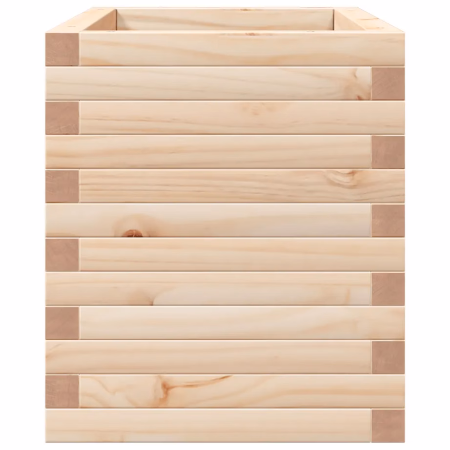Aia taimekast avatud põhjaga, töötlemata männipuit, 70 x 40 x 45,5 cm – 6