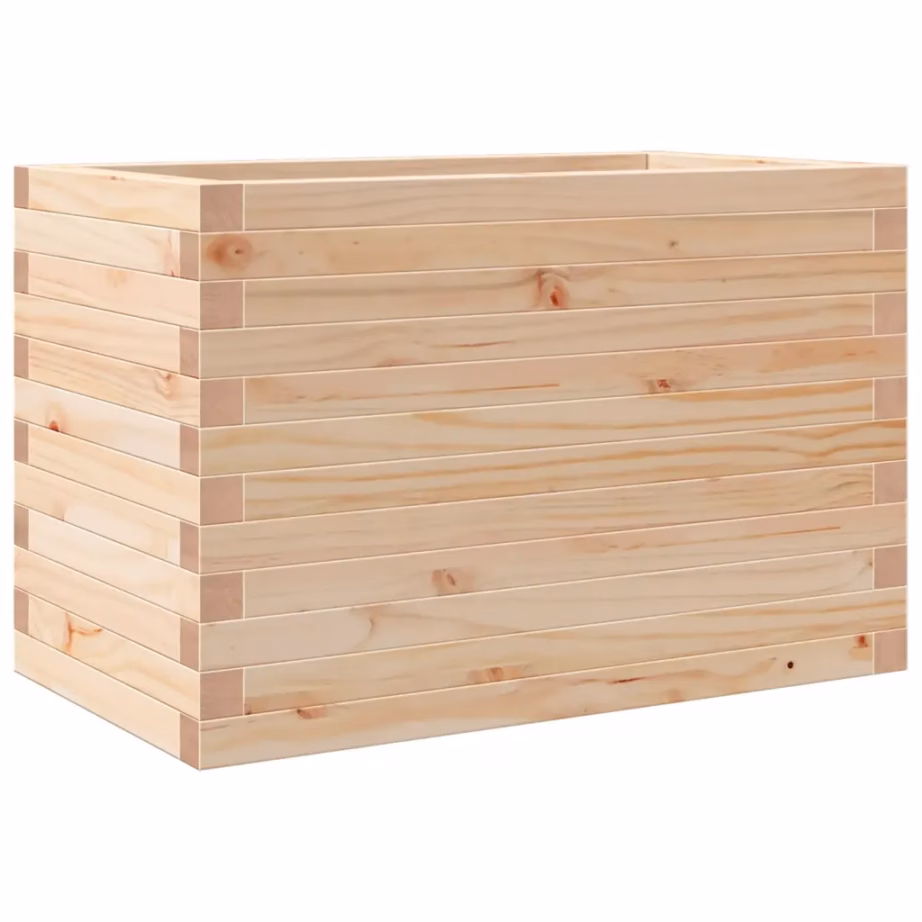 Aia taimekast avatud põhjaga, töötlemata männipuit, 70 x 40 x 45,5 cm – 7