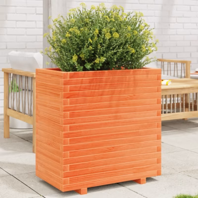 Aia taimekast, vahapruun männipuidust, 70 x 40 x 72,5 cm