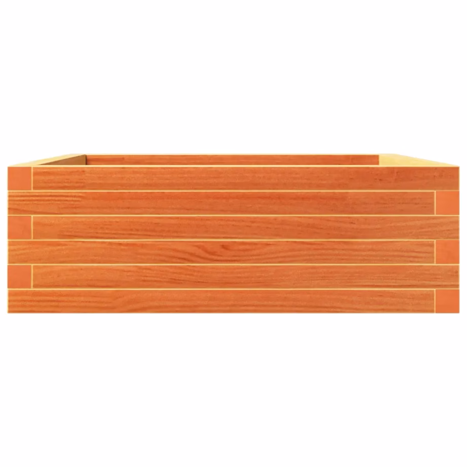 Aia taimekast männipuidust, vahapruun, 70 x 70 x 23 cm – 6