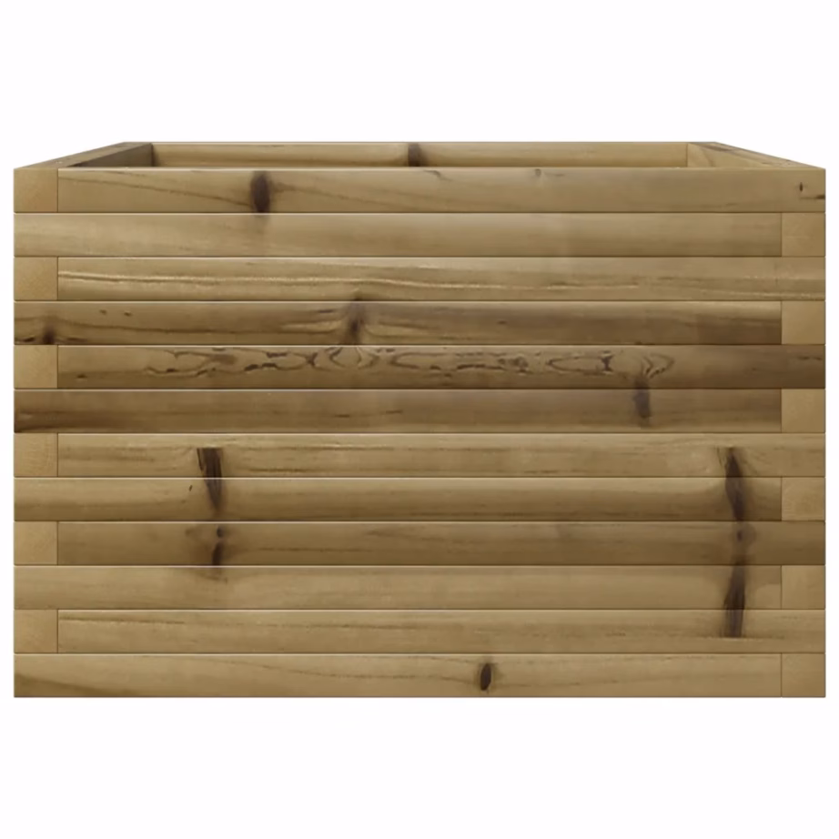 Puidust aia taimekast, survetöötlusega immutatud männipuit, pruun, 70 x 70 x 45,5 cm – 5
