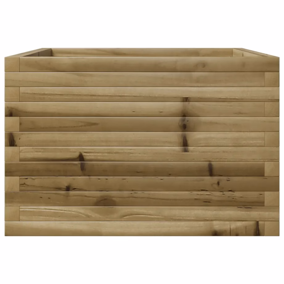 Puidust aia taimekast, survetöötlusega immutatud männipuit, pruun, 70 x 70 x 45,5 cm – 6