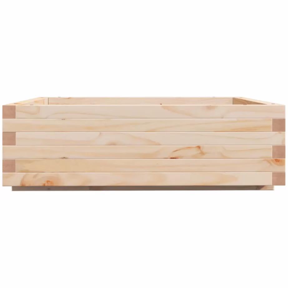 Aia taimekast töötlemata männipuidust, 80 x 80 x 26,5 cm – 6