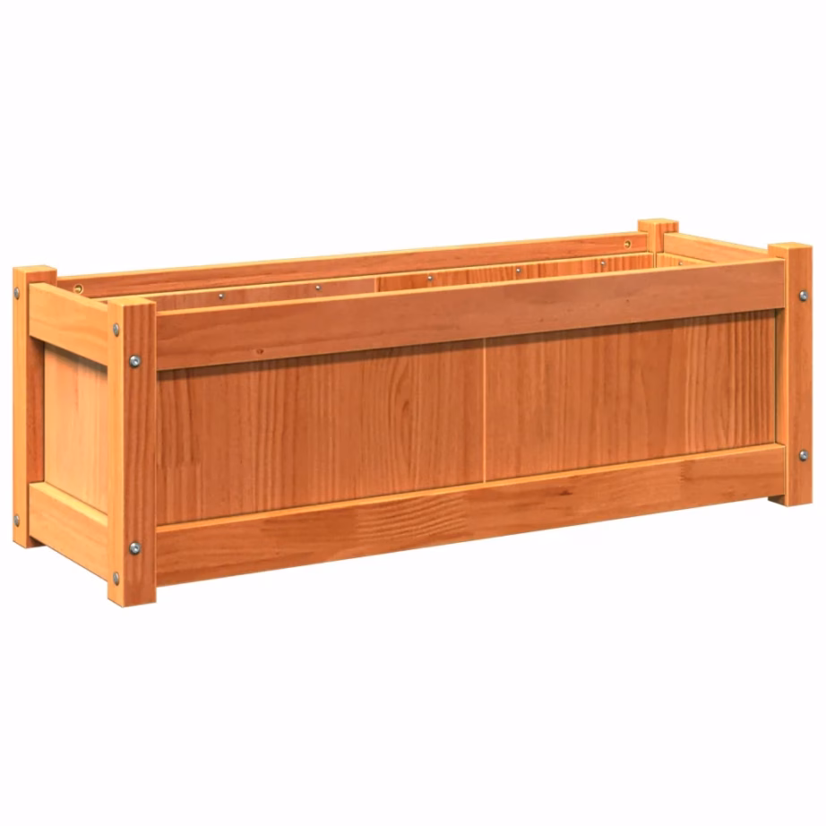Männipuidust aia taimekast, vahapruun, 90 x 31 x 31 cm – 2