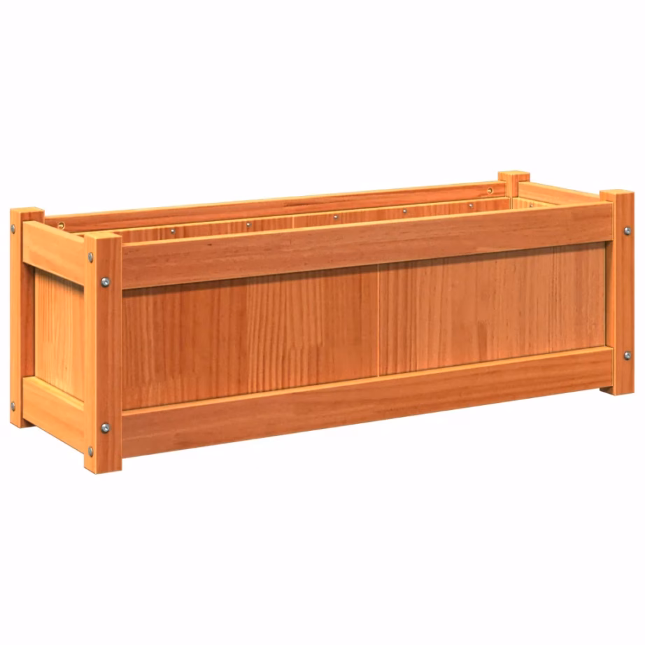 Männipuidust aia taimekast, vahapruun, 90 x 31 x 31 cm – 7