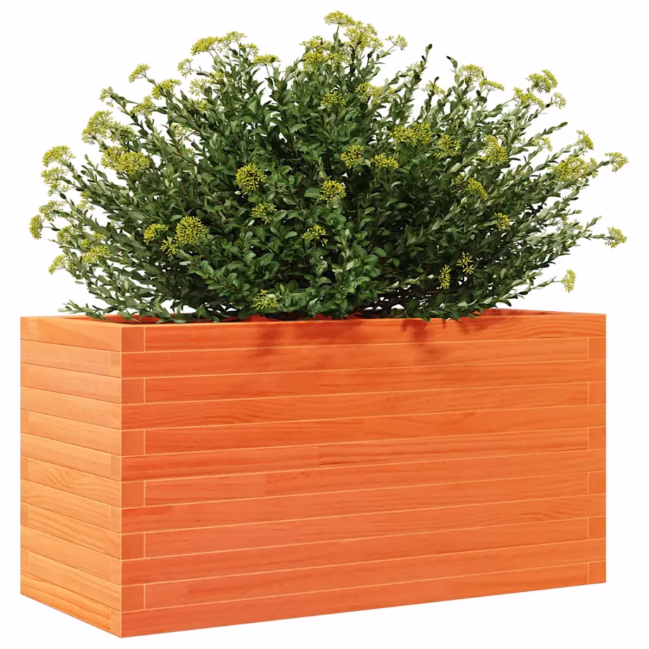 Vahapruun männipuidust aia taimekast, 90 x 40 x 45,5 cm – 4