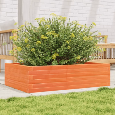 Männipuidust aia taimekast avatud põhjaga, vahapruun, 90 x 60 x 23 cm