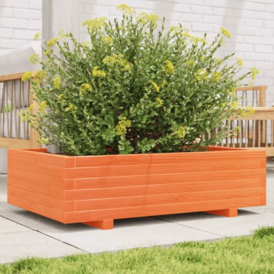 Männipuidust aia taimekast, vahapruun, 90 x 60 x 26,5 cm