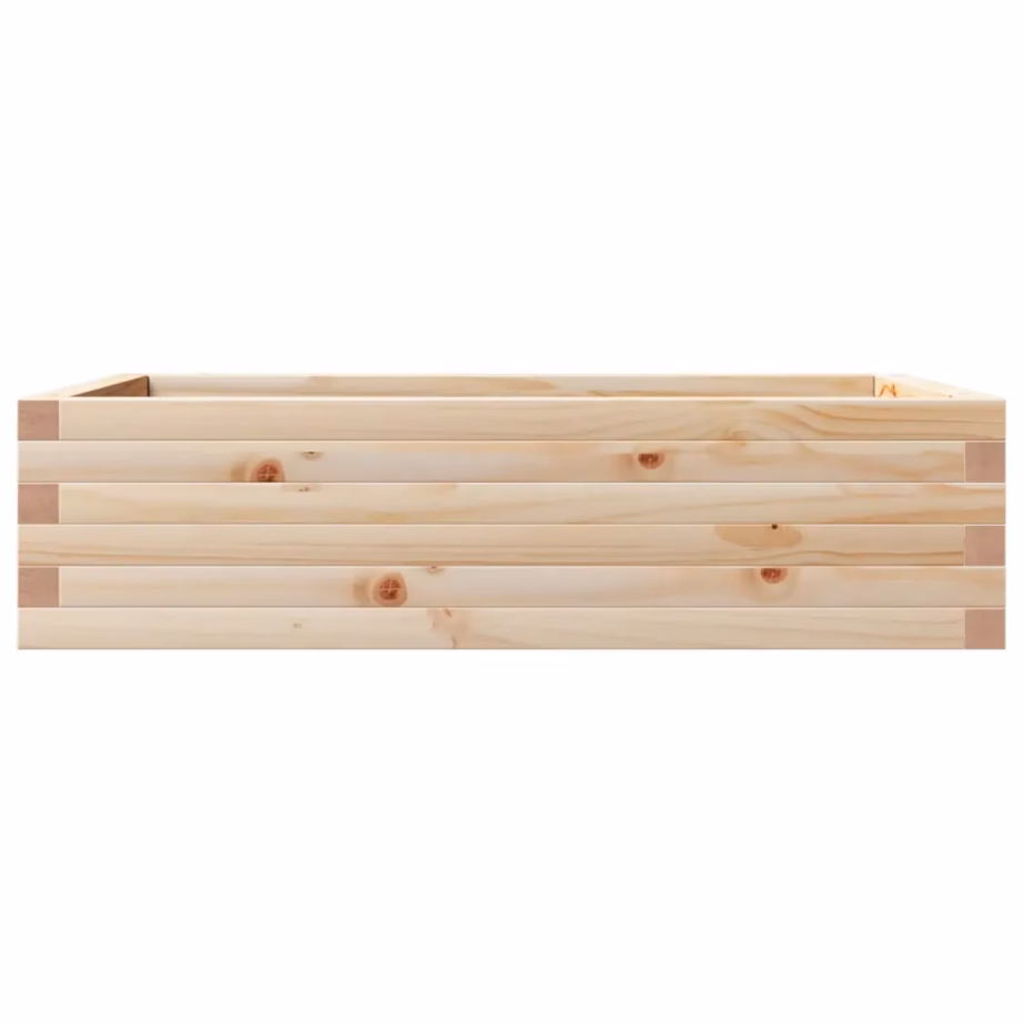 Aia taimekast avatud põhjaga, töötlemata männipuit, 90 x 60 x 23 cm – 5