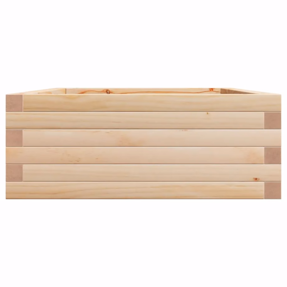 Aia taimekast avatud põhjaga, töötlemata männipuit, 90 x 60 x 23 cm – 6