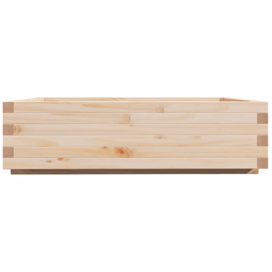 Aia taimekast töötlemata männipuidust, 90 x 90 x 26,5 cm – 6