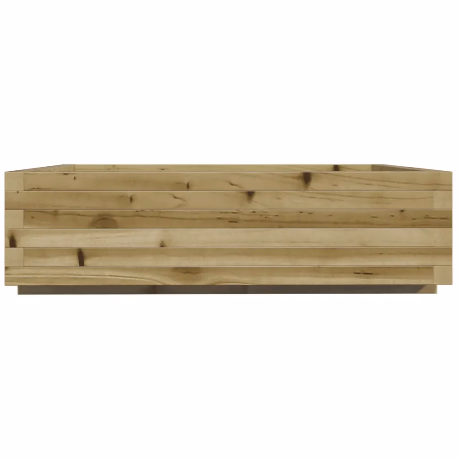 Aia taimekast survetöödeldud männipuidust, 90 x 90 x 26,5 cm, pruun – 6