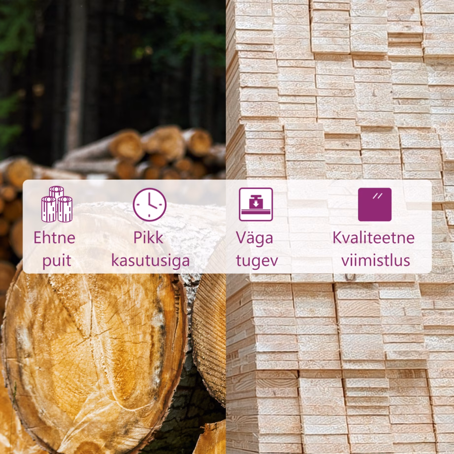 Männipuidust aia taimekast meekarva, 31 x 31 x 31 cm – 9