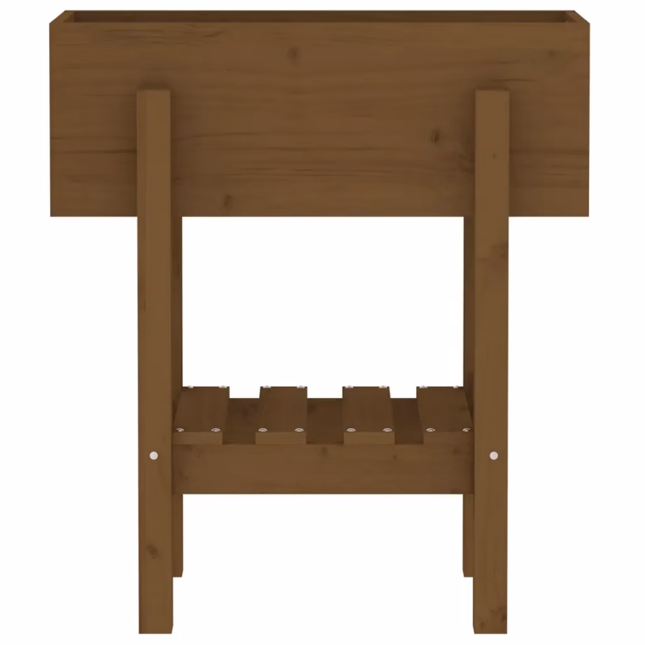 Aia taimekast alumise riiuliga, meekarva männipuidust, 62 x 30 x 69 cm – 6