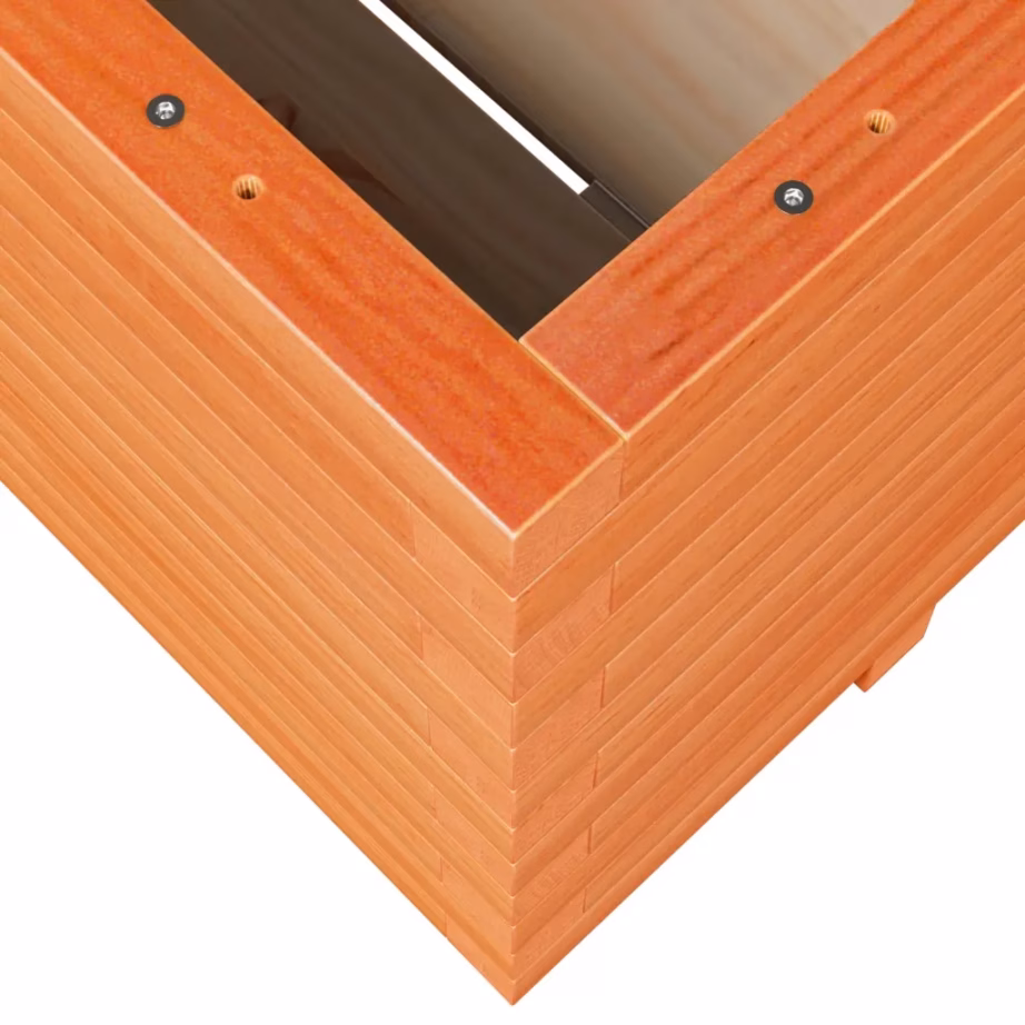 Männipuidust aia taimekast, vahapruun, 100 x 100 x 49,5 cm – 8