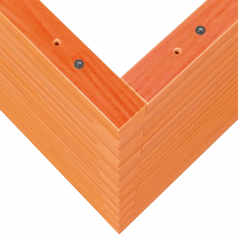 Aia taimekast männipuidust, vahapruun, 50 x 50 x 68,5 cm – 8