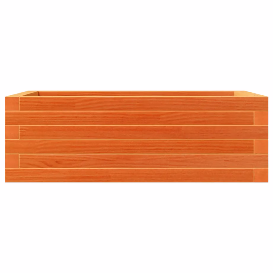 Aia taimekast avatud põhjaga, vahapruun männipuit, 70 x 40 x 23 cm – 5