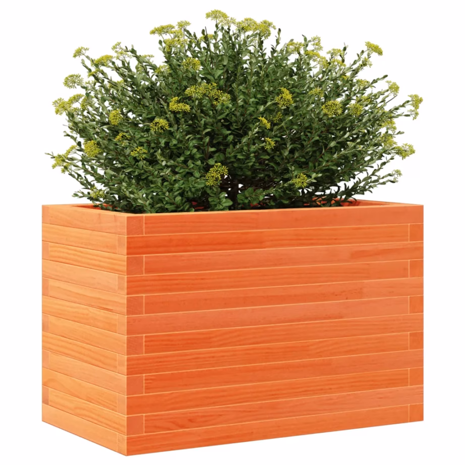 Männipuidust aia taimekast avatud põhjaga, vahapruun, 70 x 40 x 46 cm – 4