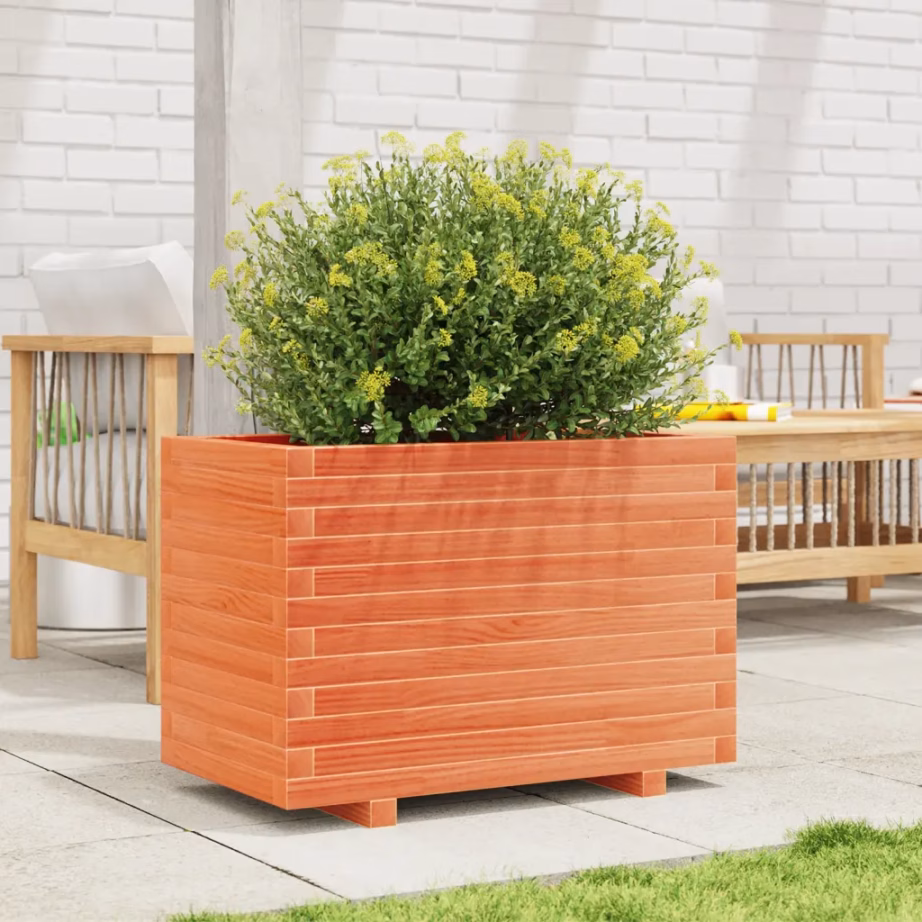 Männipuidust aia taimekast, vahapruun, 70 x 40 x 49,5 cm – 3