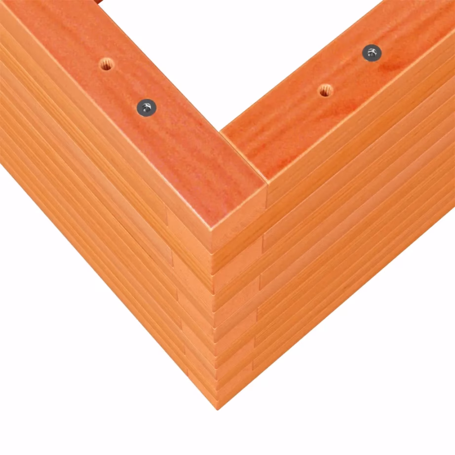 Männipuidust aia taimekast avatud põhjaga, vahapruun, 90 x 40 x 46 cm – 8