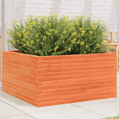 Männipuidust aia taimekast, vahapruun, 90 x 90 x 46 cm