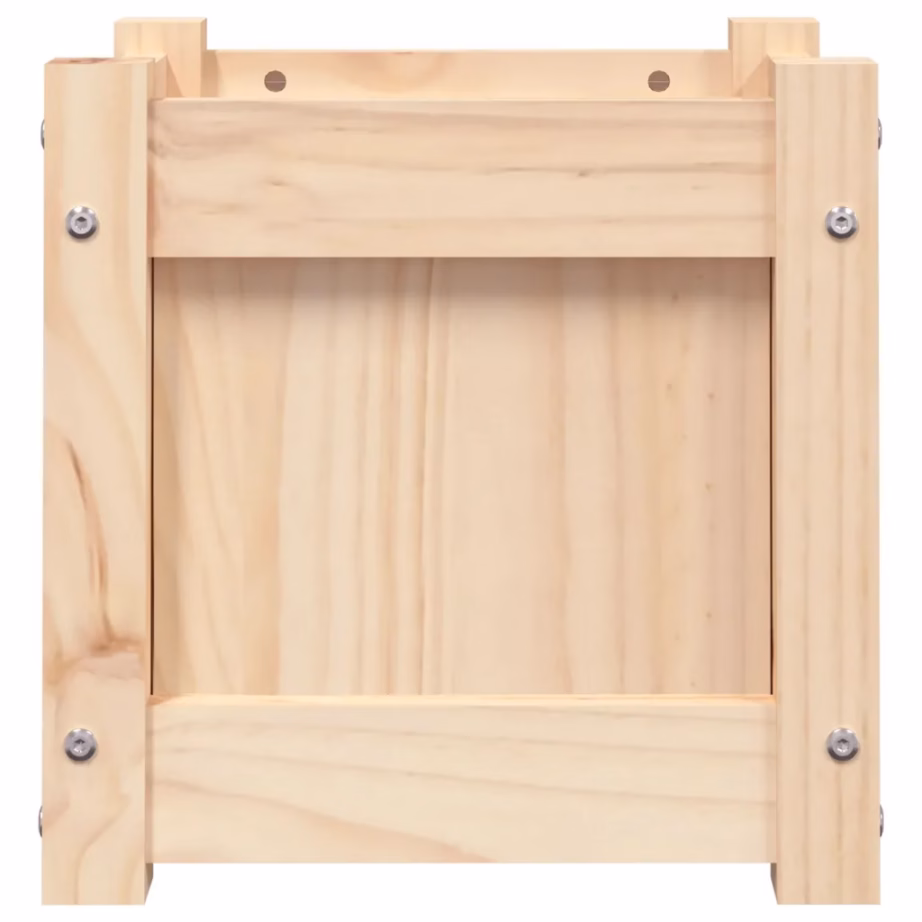 Aia taimekastid, 2 tk, töötlemata männipuit, 31 x 31 x 31 cm – 7