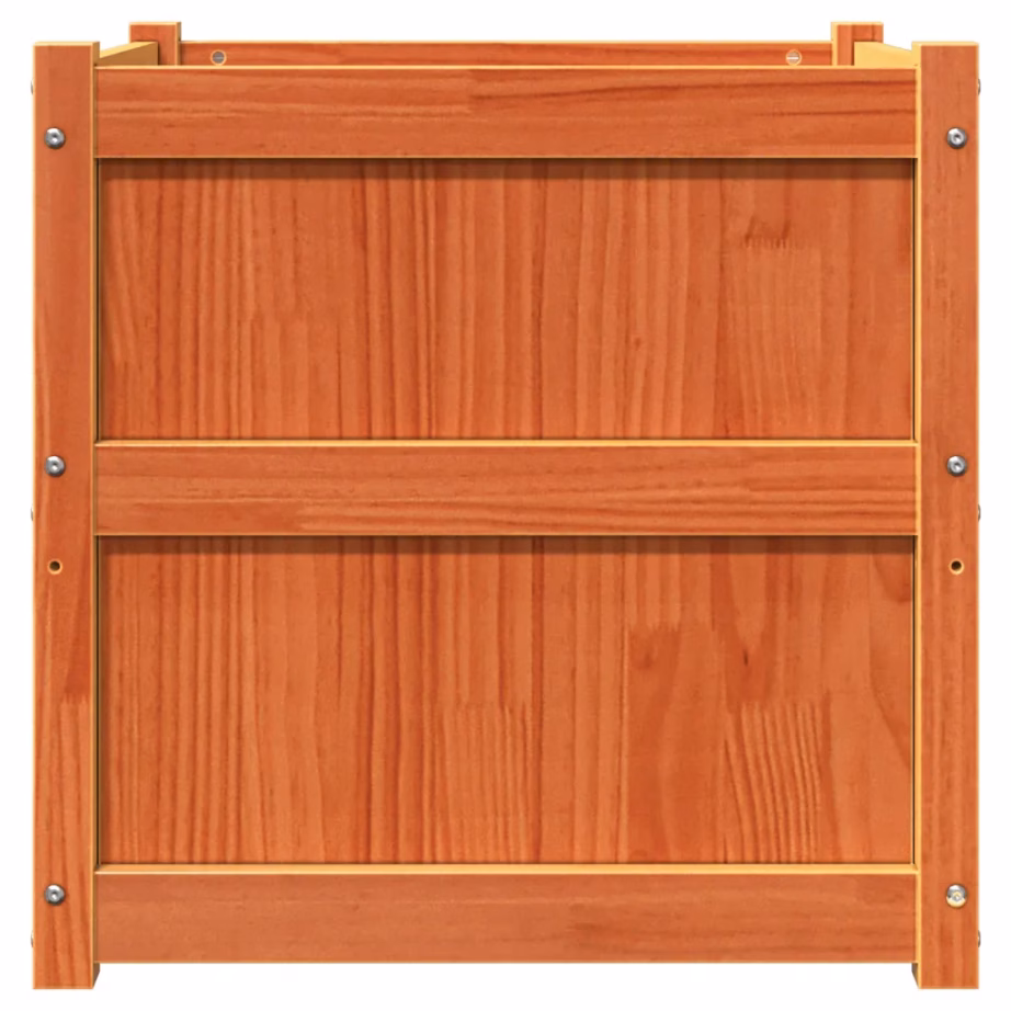 Männipuidust aia taimekastid 2 tk, vahapruun, 60 x 60 x 60 cm – 5