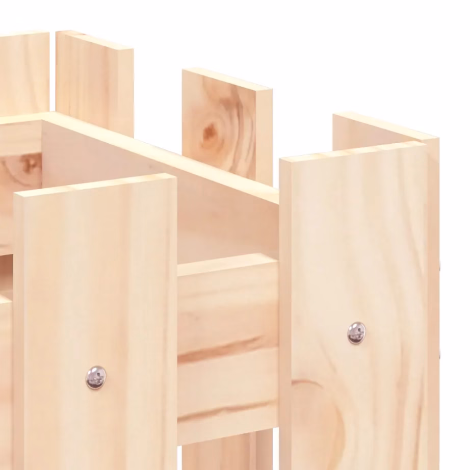 Männipuidust aiapiirde stiilis taimekast, 60 x 30 x 30 cm – 7