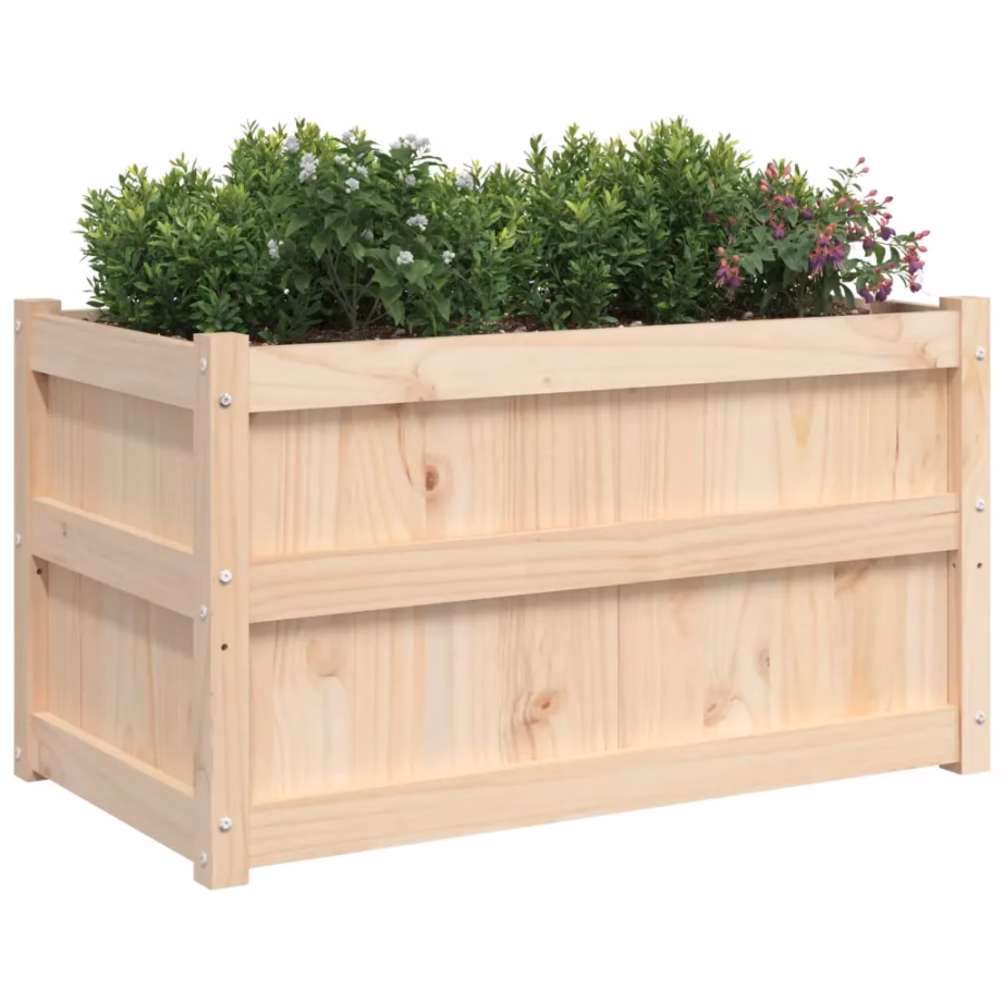 Aiataimekastid 2 tk, töötlemata männipuit, 90 x 50 x 50 cm – 4